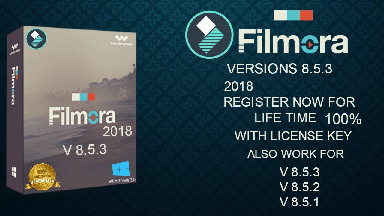 wondershare filmora registration code 2018
